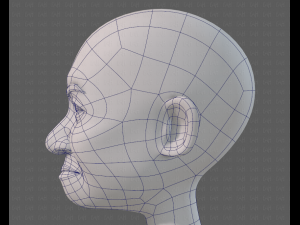 base mesh old man character v08 3D Model
