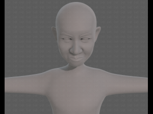 base mesh old man character v08 3D Model