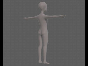 base mesh old man character v08 3D Model