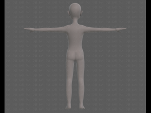 base mesh old man character v08 3D Model