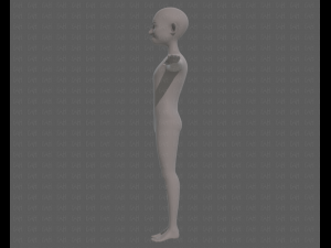 base mesh old man character v08 3D Model