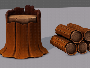 stump v01 3D Model
