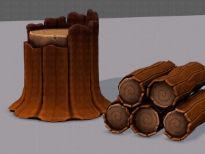 stump v01 3D Model