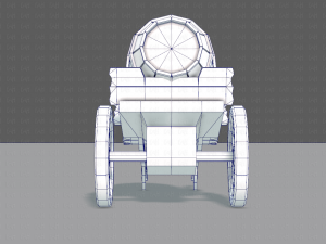 medieval cartv02 3D Model