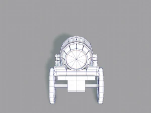 medieval cartv02 3D Model