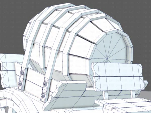 medieval cartv02 3D Model