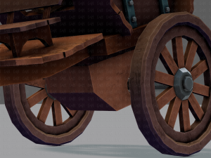 medieval cartv02 3D Model