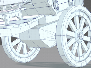 medieval cartv02 3D Model