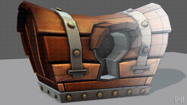 chest v03 Model 3D .c4d .max .obj .3ds .fbx .stl .blend 