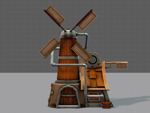 wind turbine v01 Model 3D