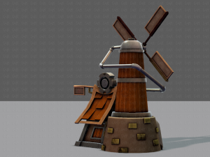 wind turbine v01 Model 3D