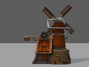 wind turbine v01 3D Model