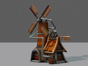 wind turbine v01 Model 3D
