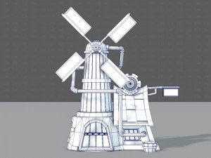 wind turbine v01 3D Model