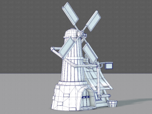 wind turbine v01 Model 3D