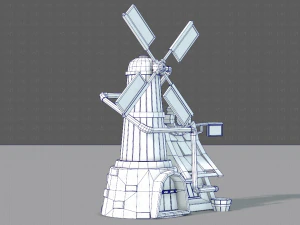 wind turbine v01 3D Model