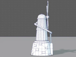 wind turbine v01 3D Model