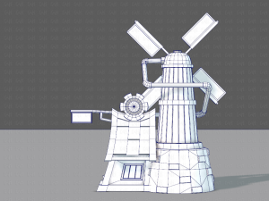 wind turbine v01 Model 3D