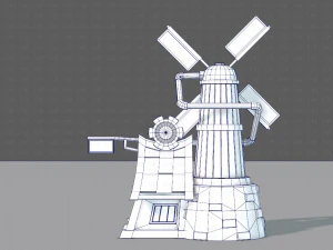 wind turbine v01 3D Model