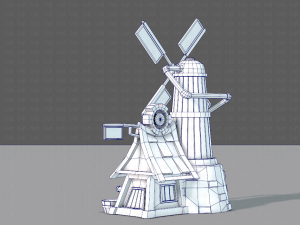 wind turbine v01 Model 3D