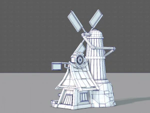 wind turbine v01 3D Model