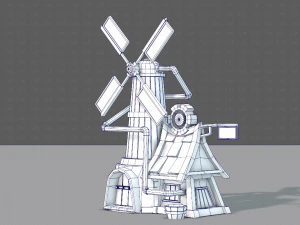 wind turbine v01 3D Model