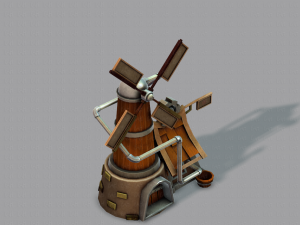 wind turbine v01 Model 3D