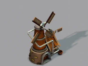 wind turbine v01 3D Model