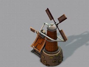 wind turbine v01 Model 3D