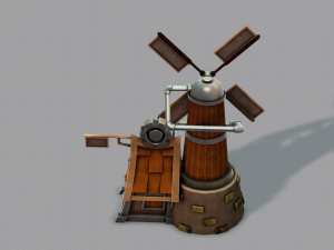 wind turbine v01 Model 3D
