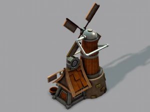 wind turbine v01 3D Model