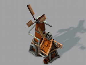 wind turbine v01 Model 3D