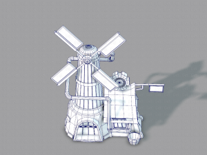 wind turbine v01 Model 3D