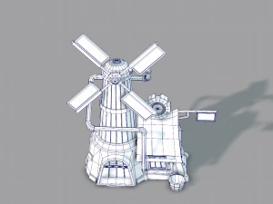 wind turbine v01 3D Model