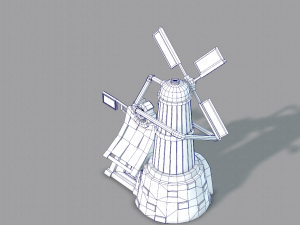 wind turbine v01 Model 3D