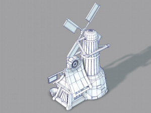 wind turbine v01 Model 3D