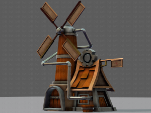wind turbine v01 Model 3D