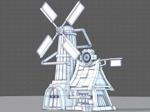 wind turbine v01 Model 3D