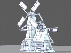 wind turbine v01 3D Model