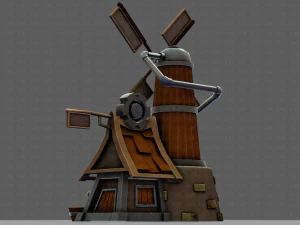 wind turbine v01 3D Model