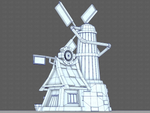 wind turbine v01 Model 3D