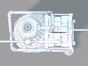 wind turbine v01 Model 3D