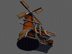 wind turbine v01 Model 3D