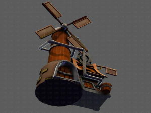 wind turbine v01 3D Model