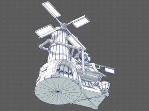 wind turbine v01 Model 3D