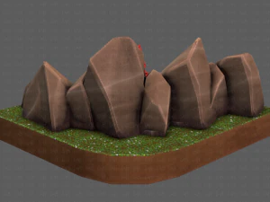 cartoon scenes v01 3D Model