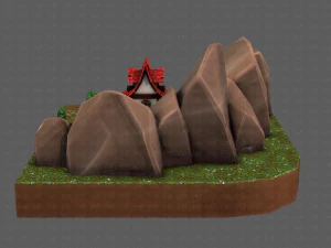 cartoon scenes v01 3D Model