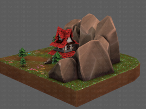 cartoon scenes v01 Modelo 3D