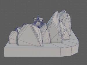 cartoon scenes v01 3D Model