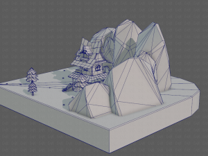 cartoon scenes v01 Modelo 3D
